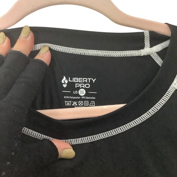 Liberty Pro UV Short Sleeve Swim Rash Guard Shirt Men Size 3XL UPF 50+ Loose Fit - Picture 5 of 7